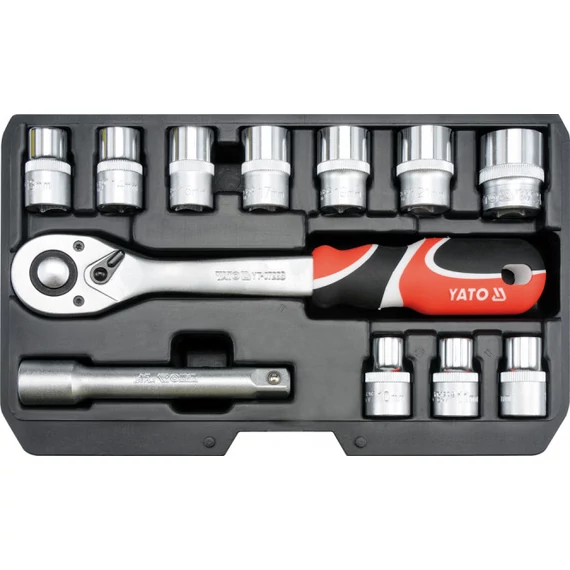 Yato Dugókulcs készlet 1/2", 10-24mm, 12db-os
