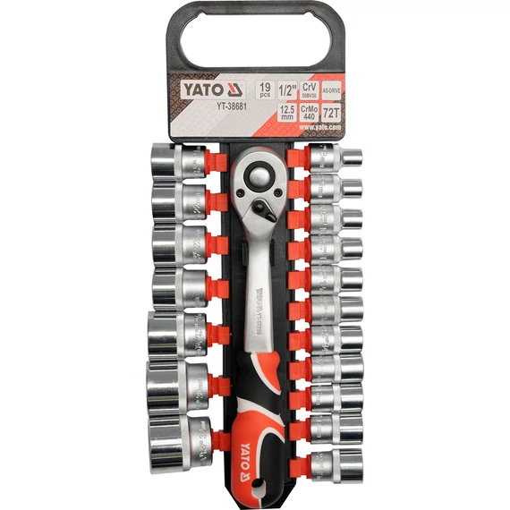 Yato Dugókulcs készlet 1/2&quot;, 8-32mm, 19db-os