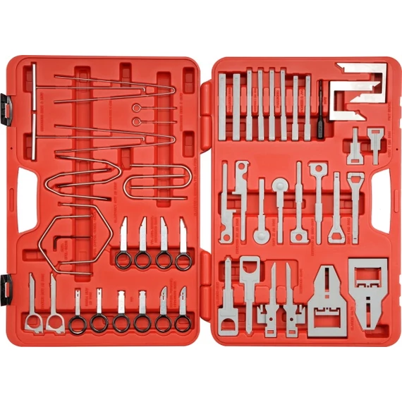 Yato YT-0838 Autórádió kiszedő készlet 52db-os