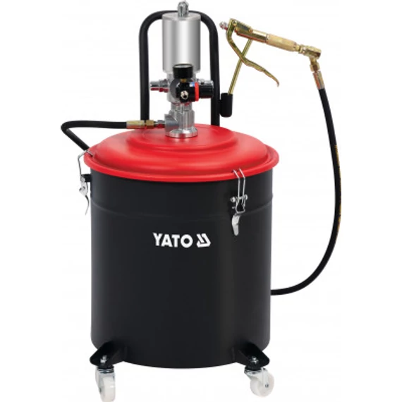 Yato Pneumatikus zsírzóprés kerekekkel, 30L, 300-400bar
