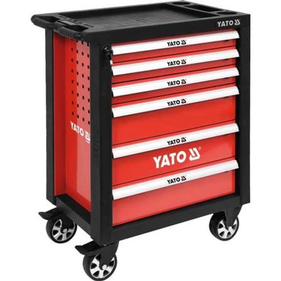 Yato Szerszámos kocsi, üres, 6 fiókos