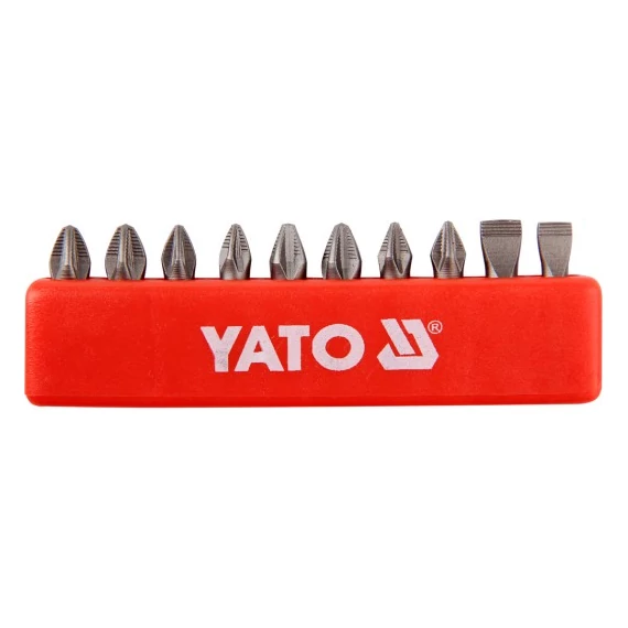 Yato Bitkészlet PH1-2  PZ1-2 10db-os 25mm 1/4" 