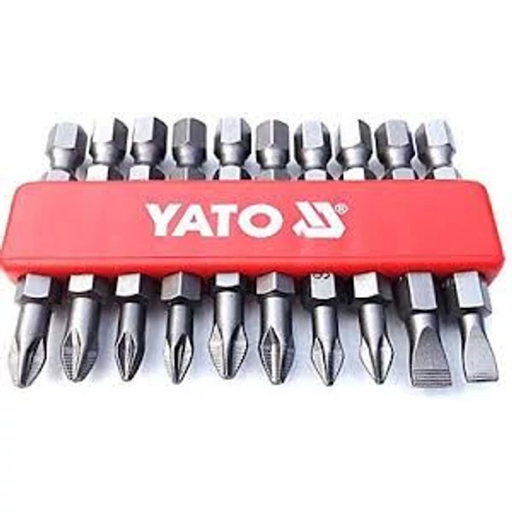 Yato Bitkészlet PH1-2  PZ1-2 10db-os 50mm 1/4" 