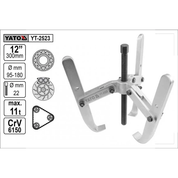 Yato Csapágylehúzó 300mm (Ø 180mm max)