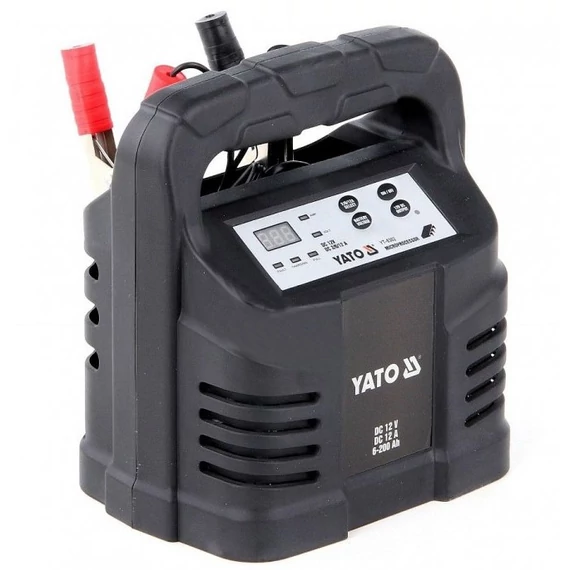 Yato Akkumulátor töltő 6-12V, 12A, 6-200Ah