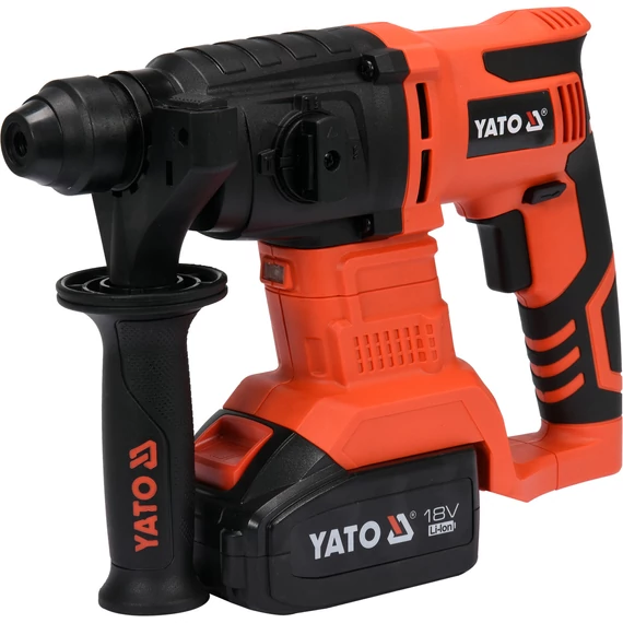 Yato Akkus Fúrókalapács, SDS PLUS, 2.0J, 18V, Li-ion (3.0Ah akkuval és töltővel)