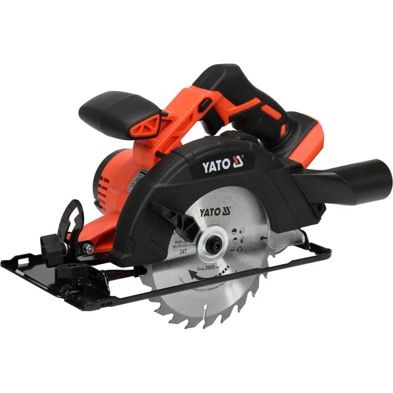 Yato Akkus Kézi körfűrészgép 18V, Li-ion, 165mm (akku és töltő nélkül)