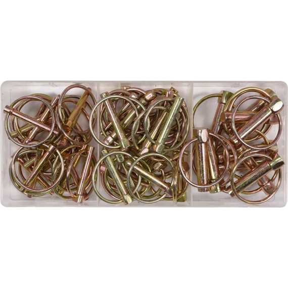 Yato rugós biztosítószeg készlet, 4.5x36mm-11x45mm, 50db-os