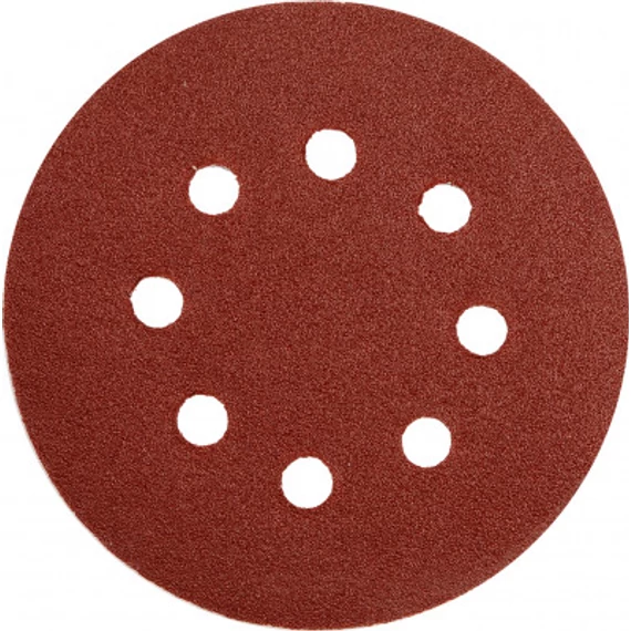 Yato Csiszolótárcsa, tépőzáras, 125mm, P180, 5db