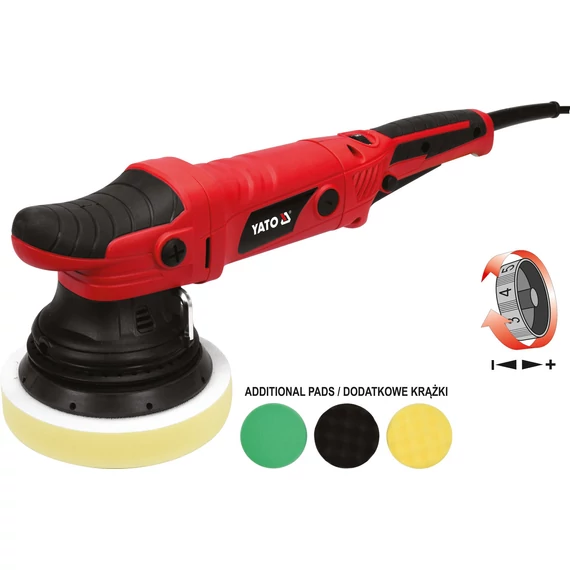 Yato Excenteres polírozó 720W, M8, 150mm