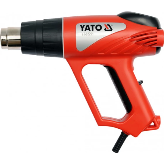 Yato hőlégfúvó tartozékokkal, 2kW, 350-550°C 
