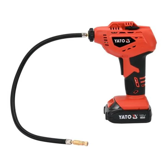 Yato akkus kompresszor, 18V, 1x2.0Ah akkuval és töltővel