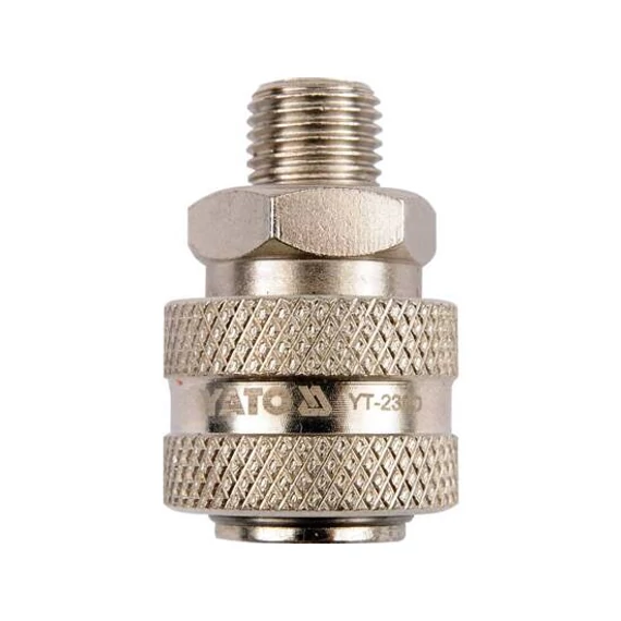 Yato gyorscsatlakozó külső menetes, 1/4" 