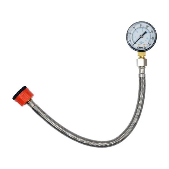 Yato víznyomásmérő, 1/2&quot;-3/4&quot;, 0-1.1Mpa