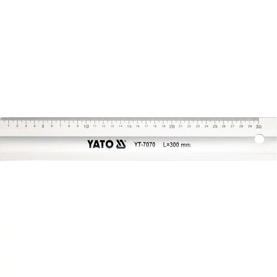 Yato asztalos vonalzó, alumínium, 300mm