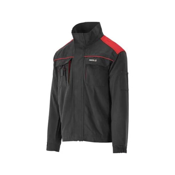 Yato Comfy munka kabát, fekete-piros, L
