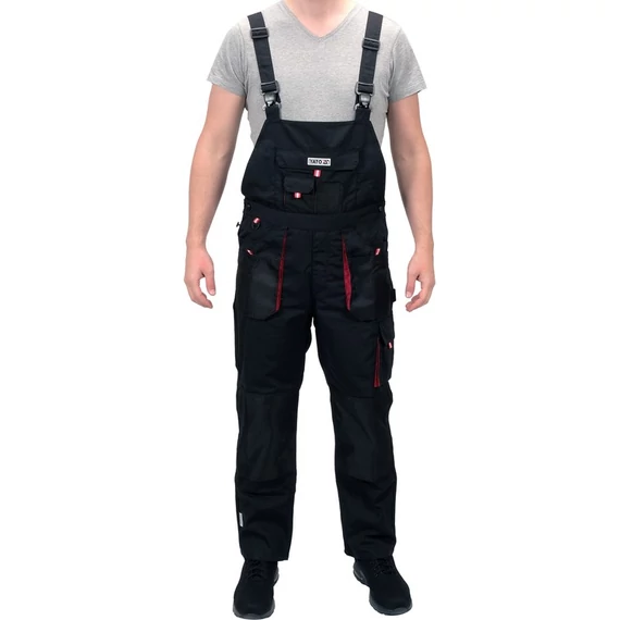 Yato Kantáros munkanadrág, 11 zsebbel, fekete, 2XL