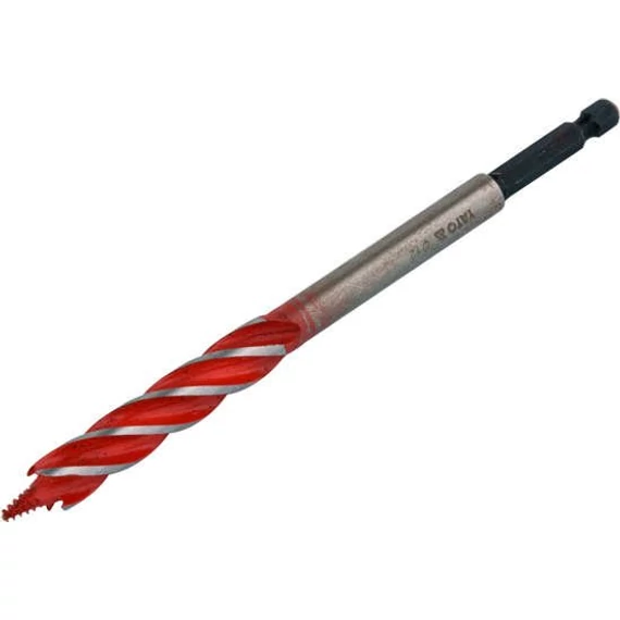 Yato Auger fúrószár fához 1/4” bit befogással 12x165mm
