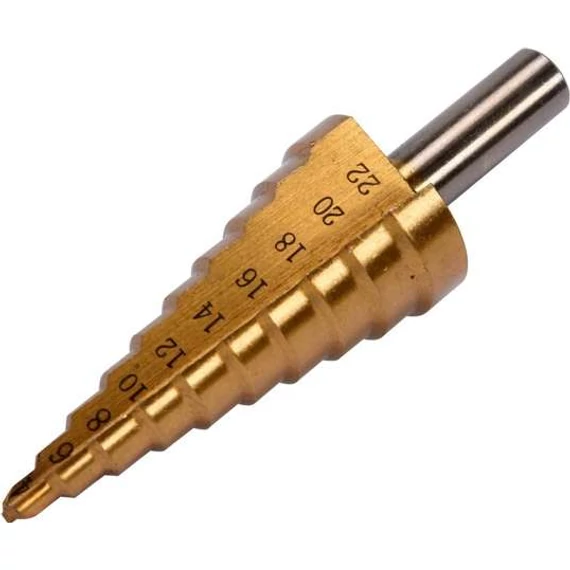 Yato lépcsős fúrószár, HSS, 4-22mm