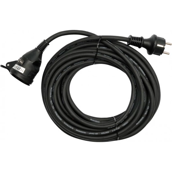 Yato Elektromos, gumírozott hosszabbító, IP44, 10m