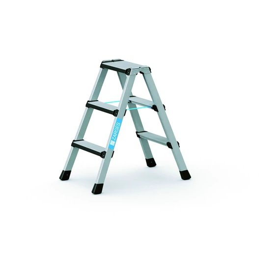 Zarges Comfortstep B kétoldalas állólétra, alu, 2x3 fokos, 0.75m