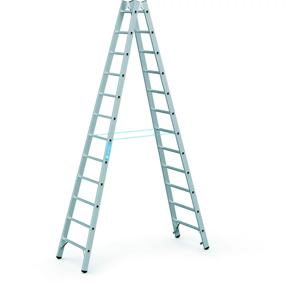 Zarges Coni B kétoldalas állólétra, alu, 2x12 fokos, 3.46m