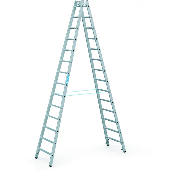 Zarges Coni B kétoldalas állólétra, alu, 2x14 fokos, 3.91m