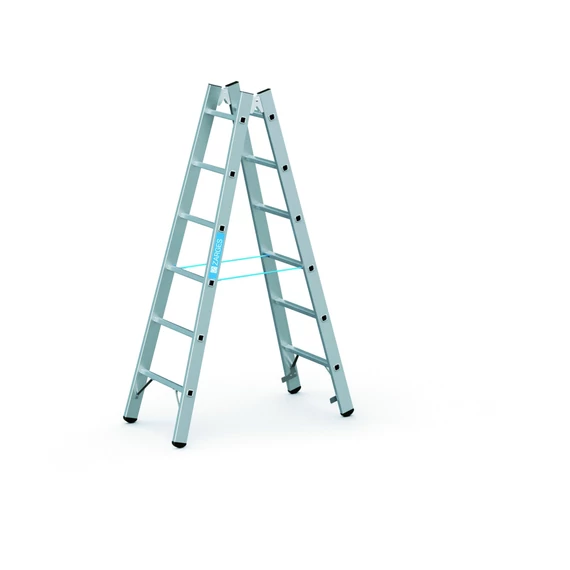 Zarges Coni B kétoldalas állólétra, alu, 2x6 fokos, 1.73m