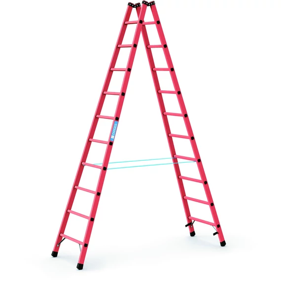 Zarges EFA B kétoldalas állólétra, GFK, 2x10 fokos, 2.89m