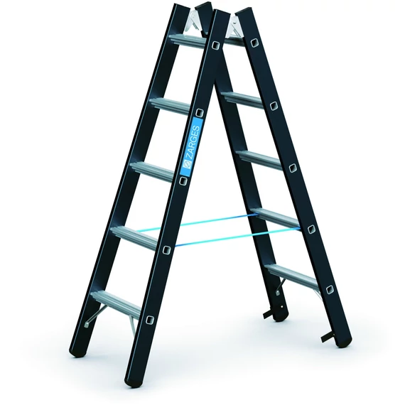 Zarges Megastep B kétoldalas állólétra, alu, 2x5 fokos, 1.47m