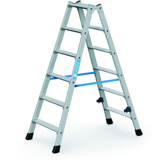 Zarges Nova B kétoldalas állólétra, alu, 2x6 fokos, 1.29m