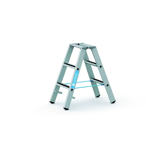 Zarges R13step B kétoldalas állólétra, alu, 2x3 fokos, 0.88m
