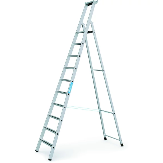 Zarges Saferstep S egyoldalas állólétra, alu, 10 fokos, 2.64m