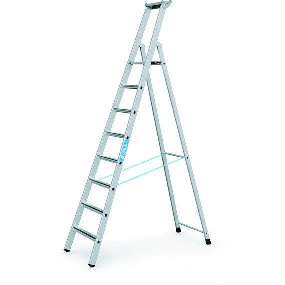 Zarges Saferstep S egyoldalas állólétra, alu, 8 fokos, 2.12m