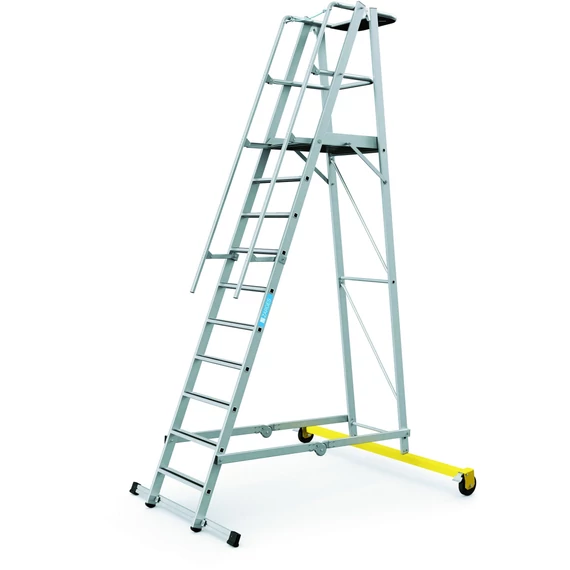 Zarges ZAP Safemaster Plus S dobogós létra, alu, 10 fokos, 2.6m