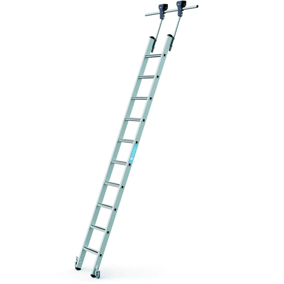 Zarges Saferstep Trec LH guruló polclétra, alu, 10 fokos, 3.20m