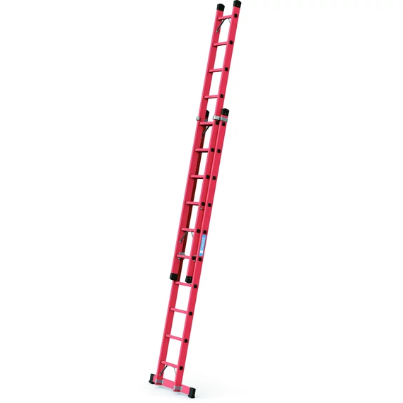 Zarges Everest EFA 2E kétrészes tolólétra, GFK, 2x10 fokos, 4.91m