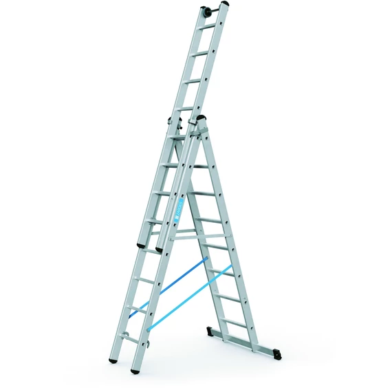 Zarges Skymaster Plus X háromrészes létra, alu, 3x8 fokos, 5.80m