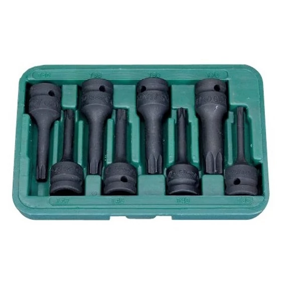 HANS 1/2˝ gépi TORX dugókulcsfej készlet 8r. TX30-TX70 846014-8