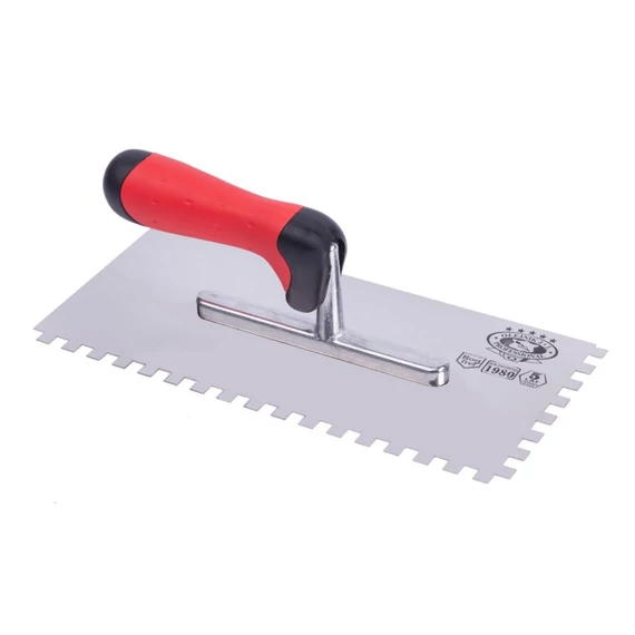 Glettelő fogazott INOX E6 130x280mm ERGO Profi