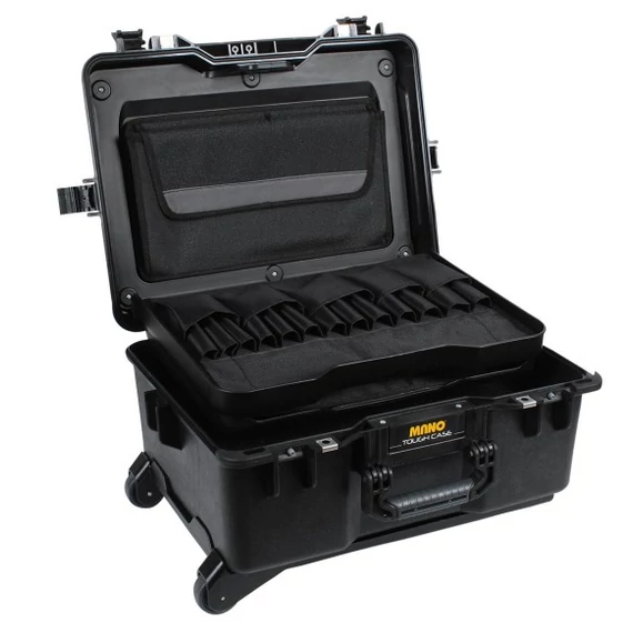 MANO szerszámkoffer szerszámtartóval kerekekkel IP67 530x400x285 460BT