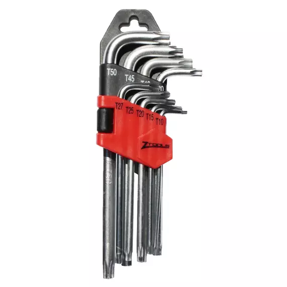 Z-TOOLS furatos TORX kulcskészlet hosszú 9r. TH10-TH50