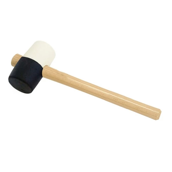 Z-TOOLS gumikalapács 500g d60 fekete-fehér