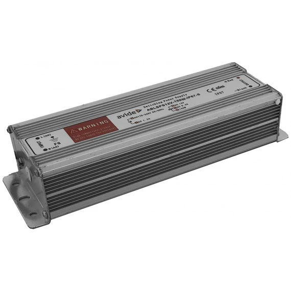 Avide Slim LED szalag tápegység, kültéri, 150W, 24V