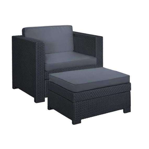 Keter Provence chillout műrattan kerti bútor szett