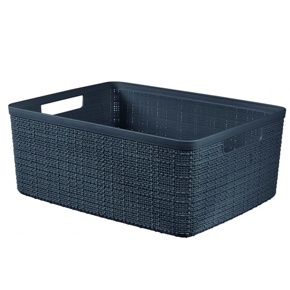 Curver Jute szögletes kosár, 12L, szürke