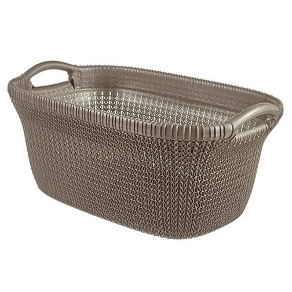 Curver Knit ruháskosár 40L, barna