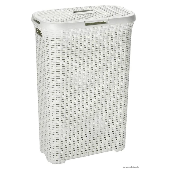 Curver Style rattan hatású szennyestartó 40l