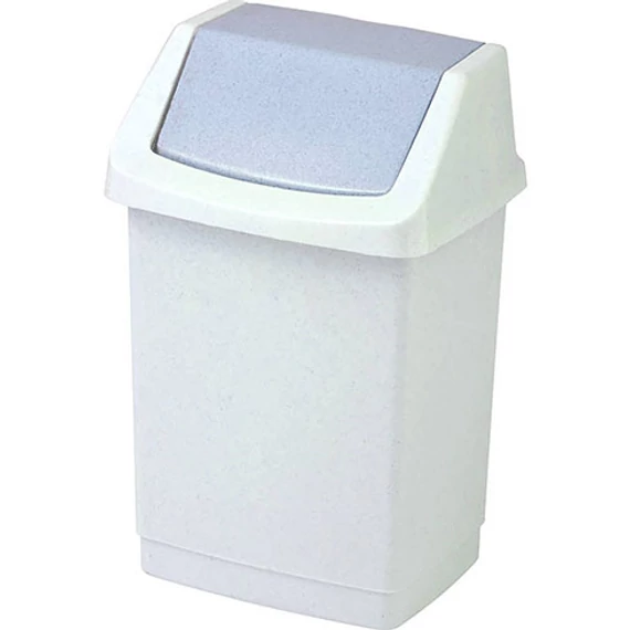 Curver billenőfedeles szemetes, szürke, 15L