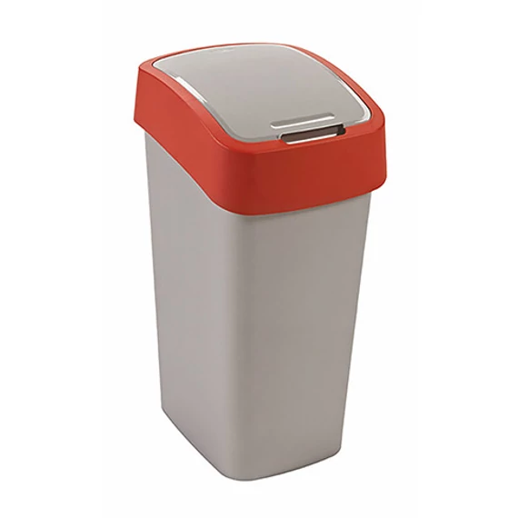 Curver Pacific billenőfedeles szemetes, piros, 50L